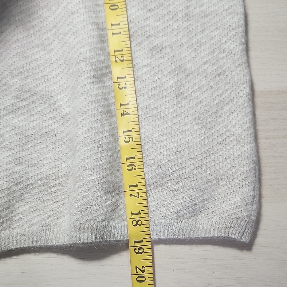 ARITZIA WILFRED Aubri Oatmeal Alpaca wool blend Crewneck Sweater cozy sweater - Picture 10 of 10